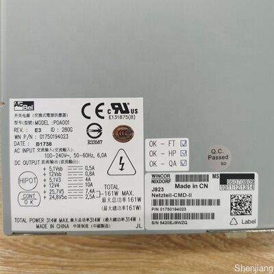 Wincor 1750194023 Cung cấp điện CMD II 161w C4060 phụ tùng ATM