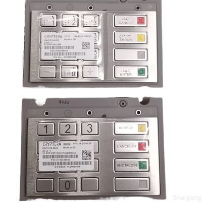 1750235003 SAU BR pinpad 1750255914 INT ASIA EPP V7 ESP 1750255914 KSA bàn phím ATM bộ phận Diebold Nixdorf