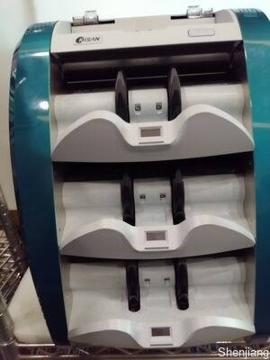 Máy phân loại giấy tờ Kisan Máy kiểm tra tiền xanh với màn hình LED Smart K3 S16E01-3659