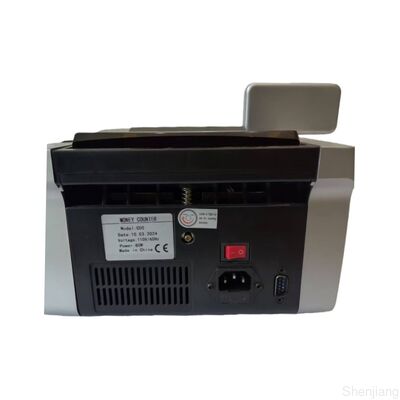 Máy đếm tiền và phát hiện tiền giả JUNUO C05 màu đen có màn hình LED