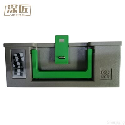 2040000217 Nắp thùng rác kín có khóa và tay cầm cho máy ATM, phụ tùng máy ATM cho hộp cassette từ chối NCR S1 4450693308 445-0693308