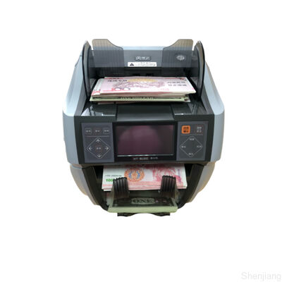Máy phân loại tiền giấy TFT 4,5 inch Túi kép cho nhiều loại tiền